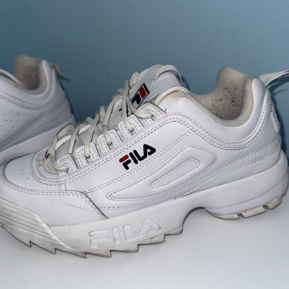 Fila Men's White Athletic Shoes